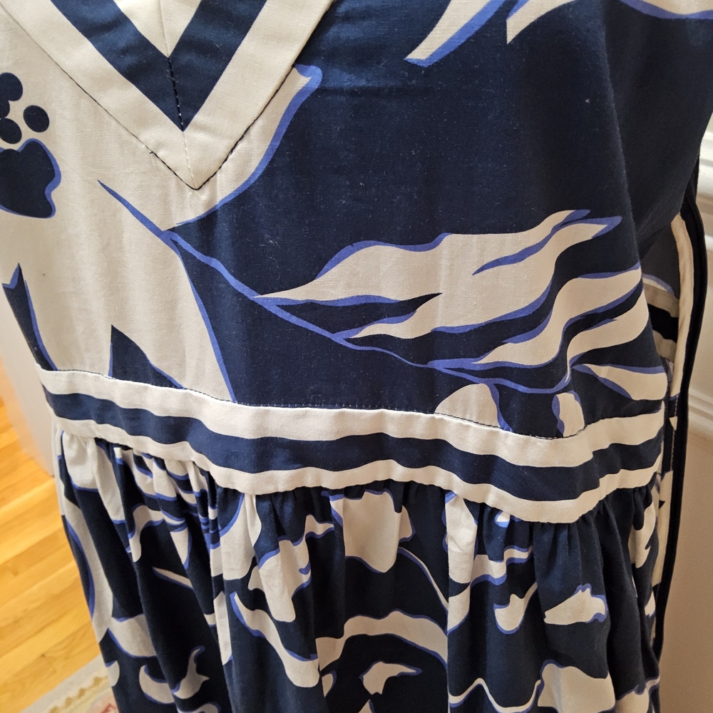 Gretchen Scott Designs Navy and White Floral Maxi Dress - Picture 3 of 6